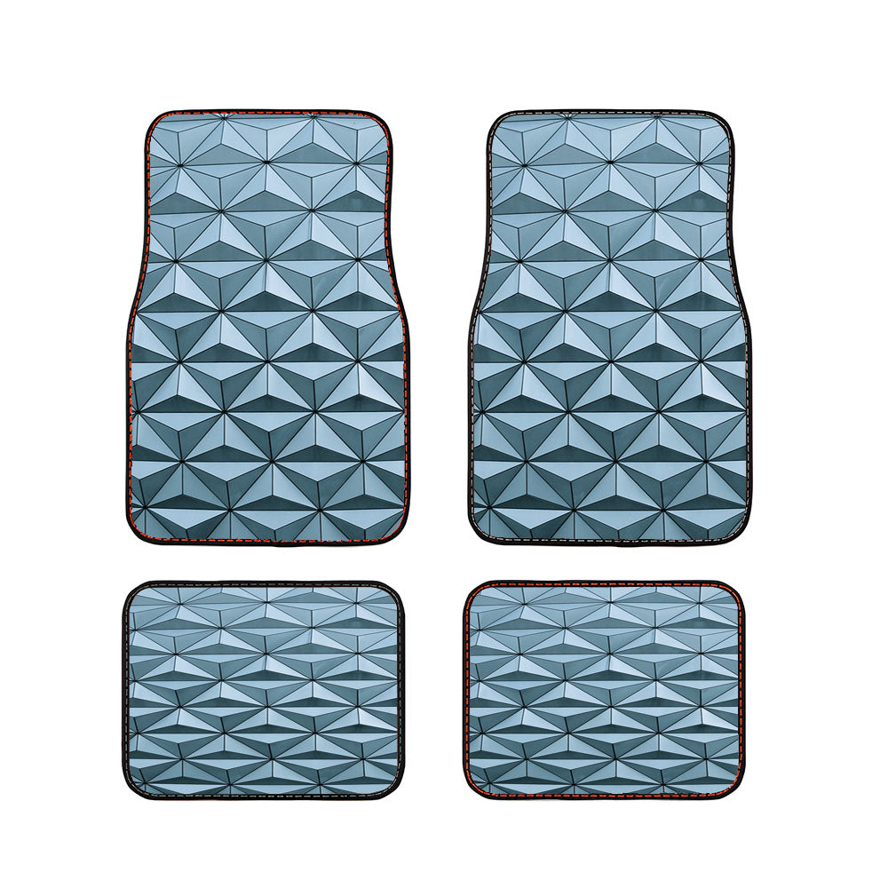 Pattern Geometric Triangle Car Floor Mats Accessories