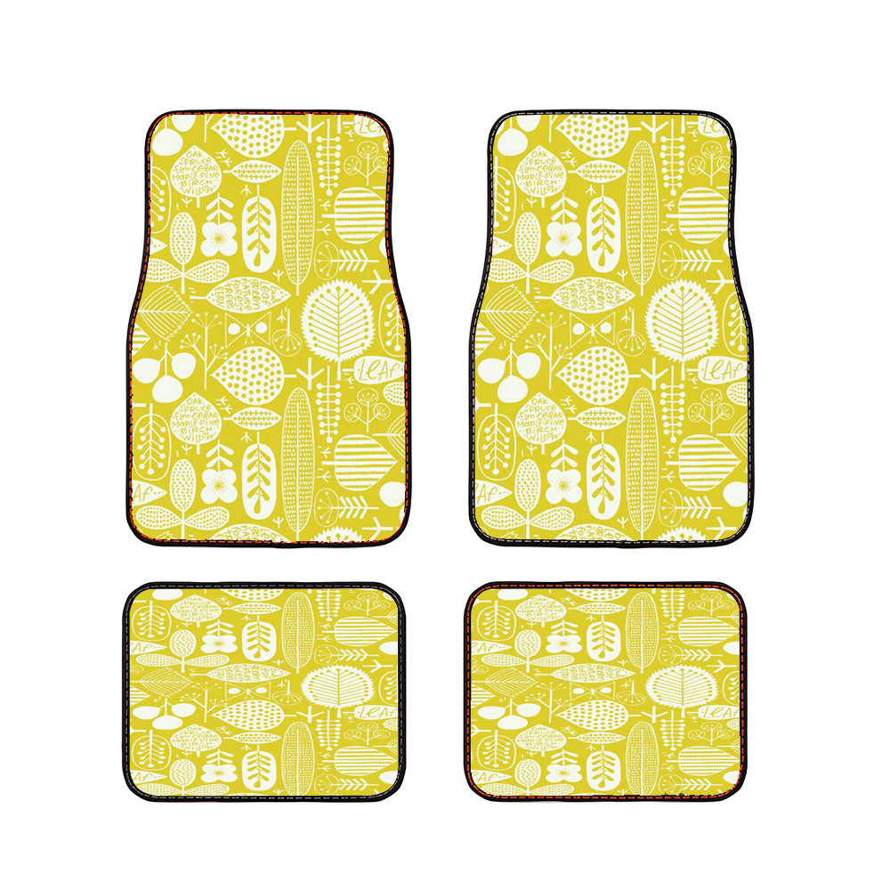Pattern Gold Slow Car Floor Mats Accessories