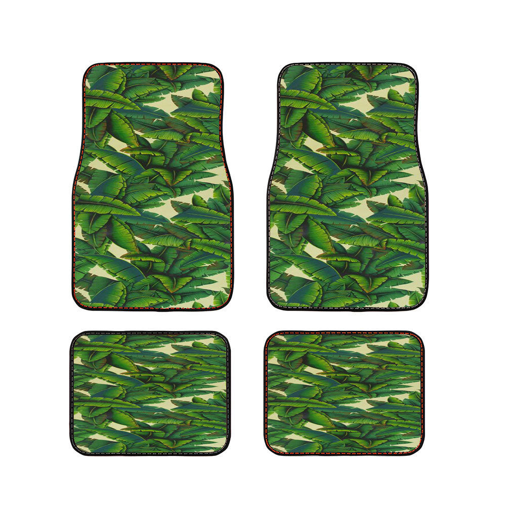 Pattern Green White Car Floor Mats Accessories
