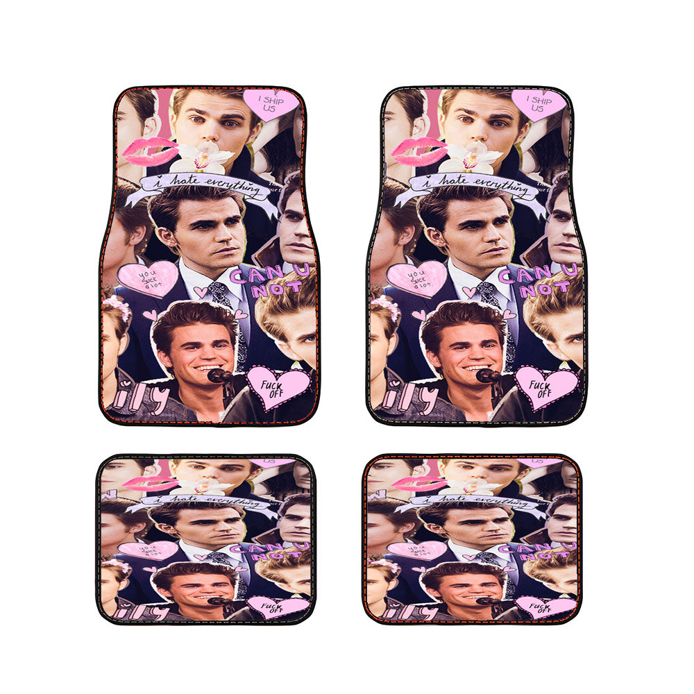 Paul Wesley Collage Car Floor Mats Accessories