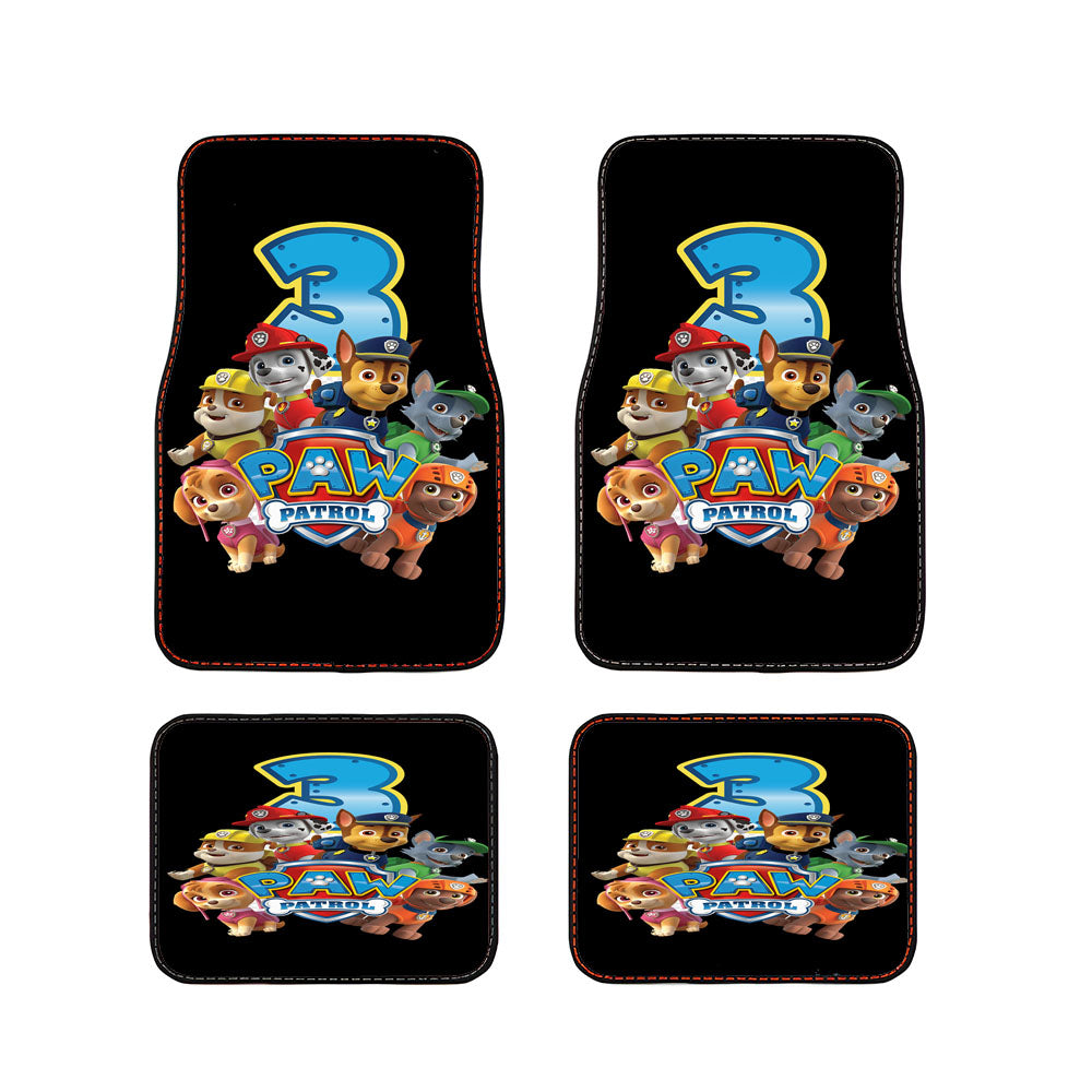 Paw Patrol Poster Car Floor Mats Accessories