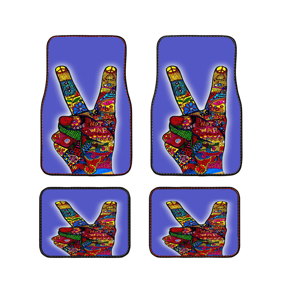 Peace No War Obey Car Floor Mats Accessories
