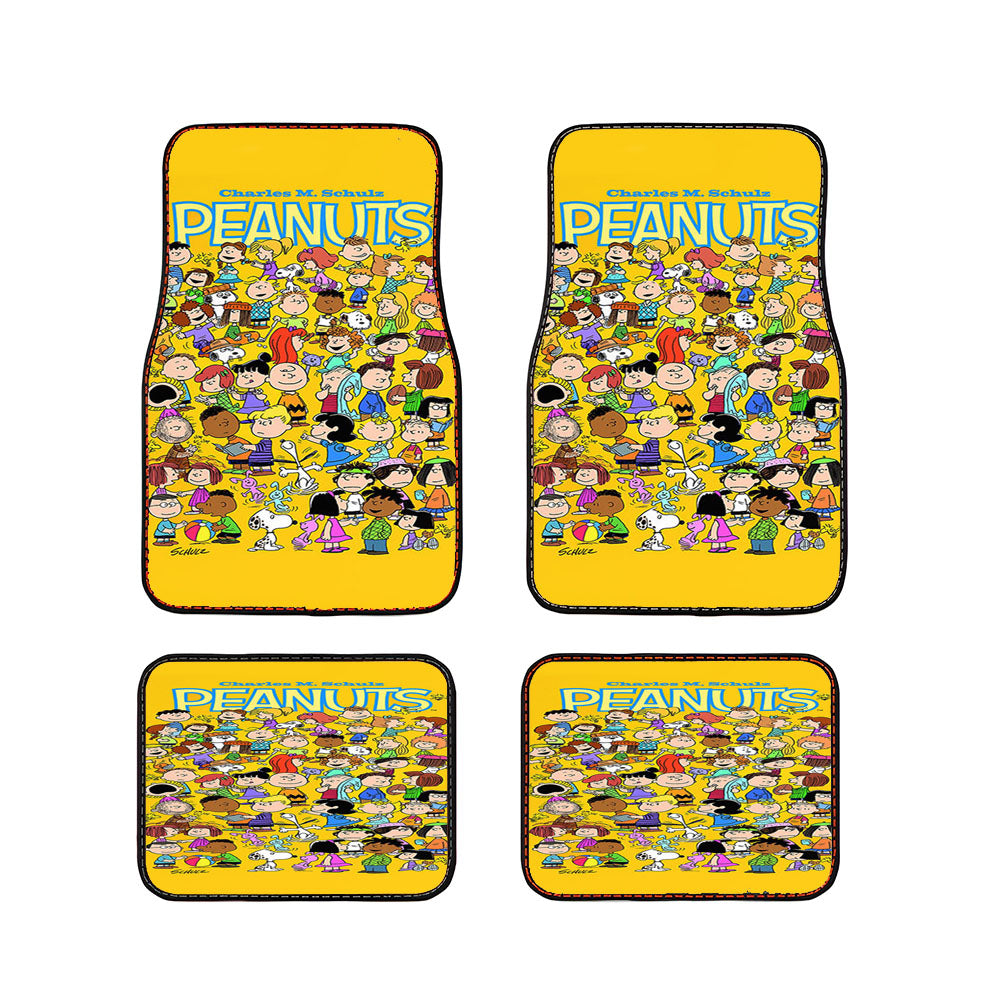 Peanuts Character Car Floor Mats Accessories