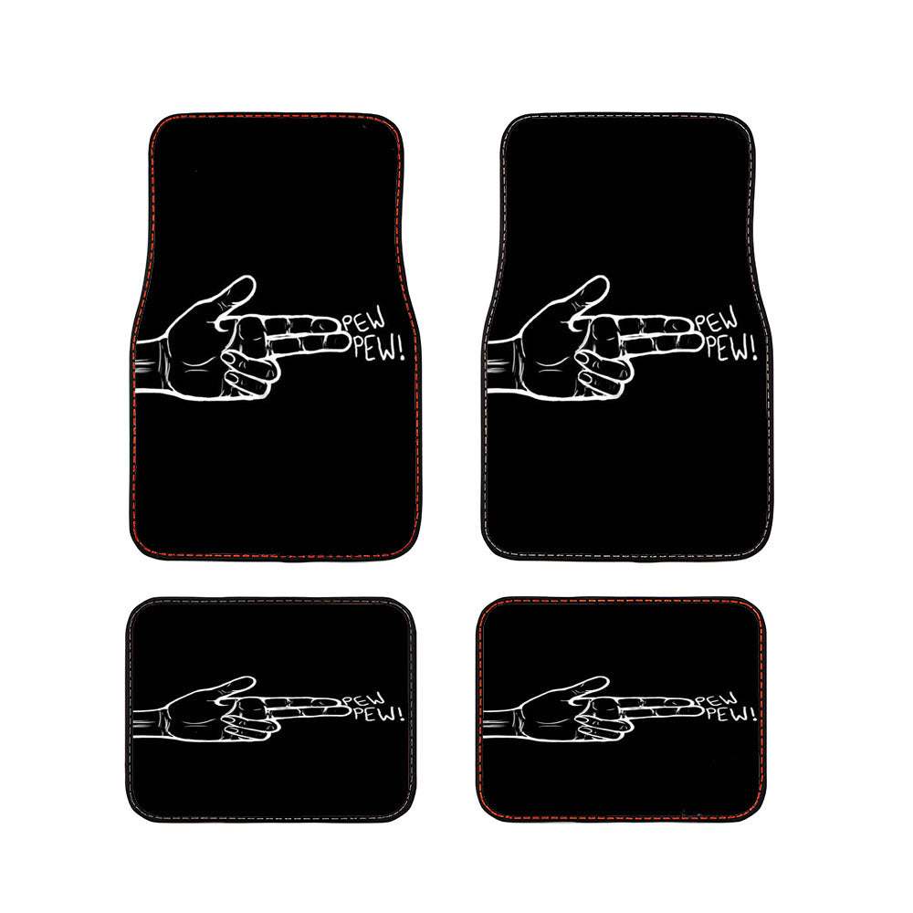Pew Pew Car Floor Mats Accessories