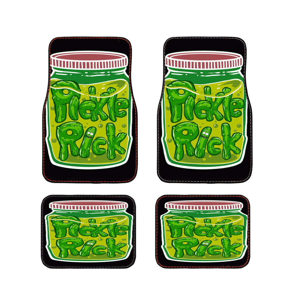 Pickle Rick Car Floor Mats Accessories