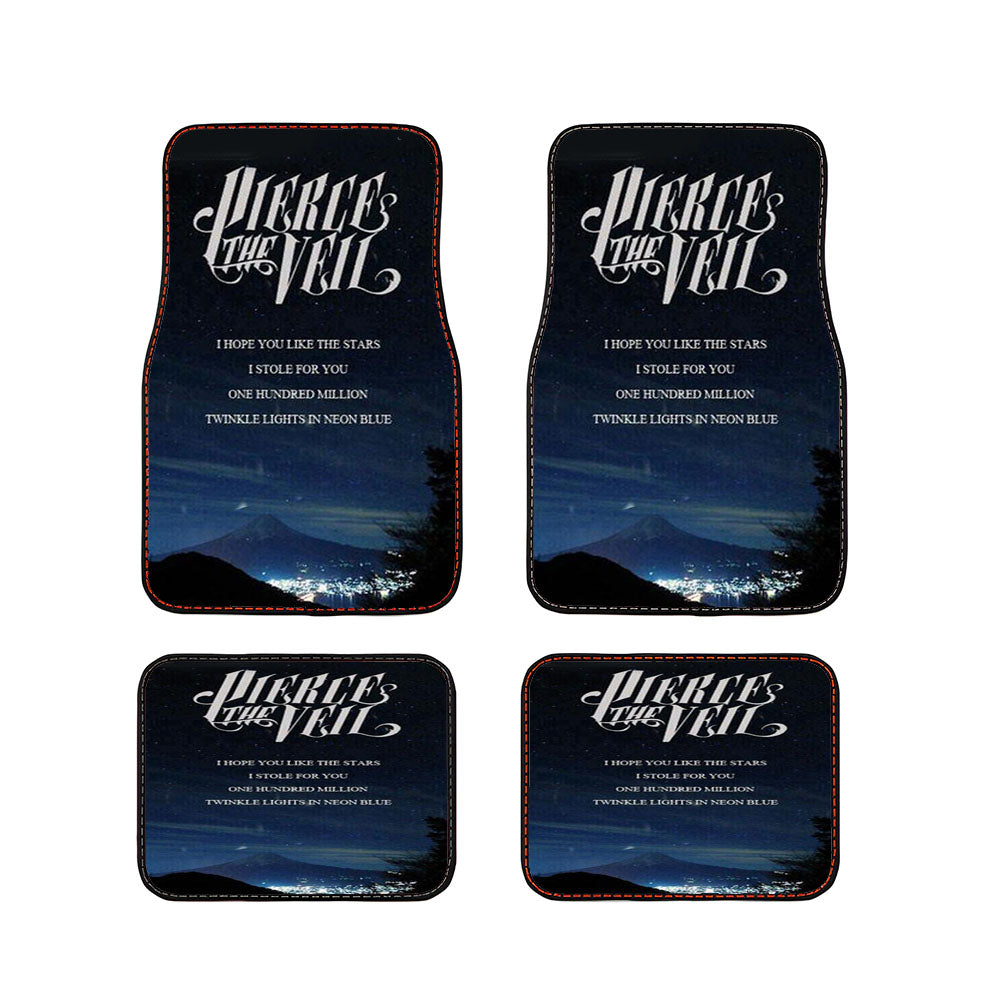 Pierce The Veil Vie Mountain Car Floor Mats Accessories