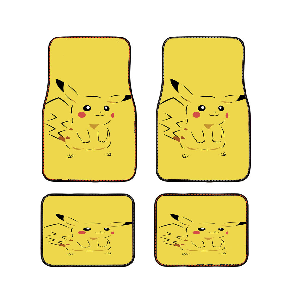 Pikachu Poke Car Floor Mats Accessories