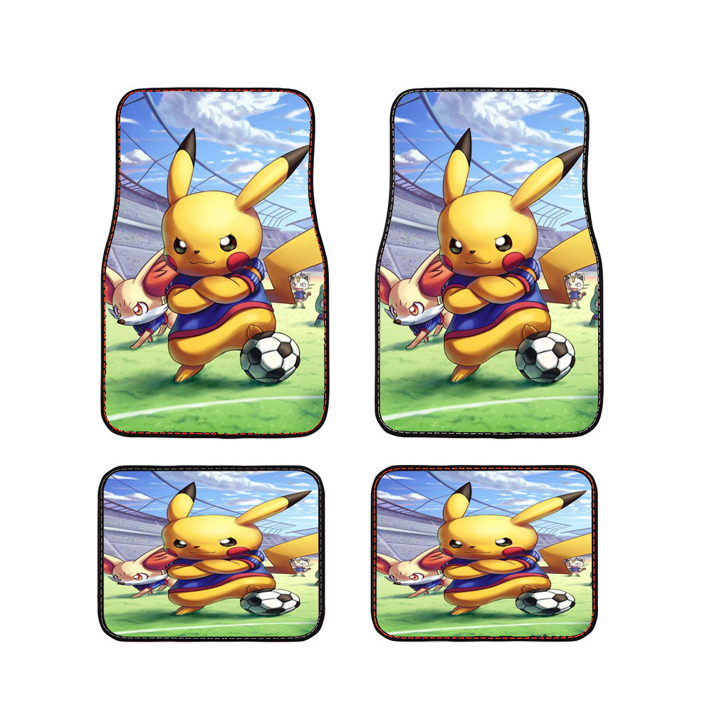 Pikachu Pokemen Football Car Floor Mats Accessories