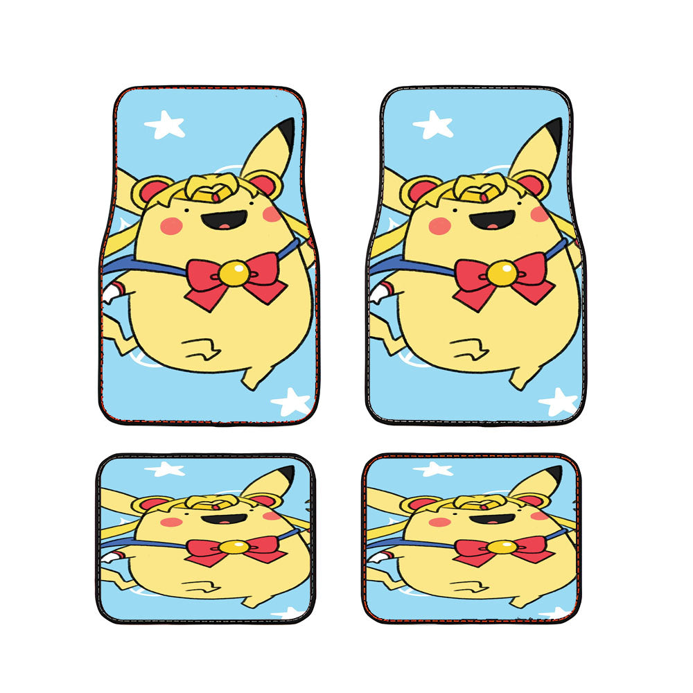Pikachu Sailor Moon Car Floor Mats Accessories