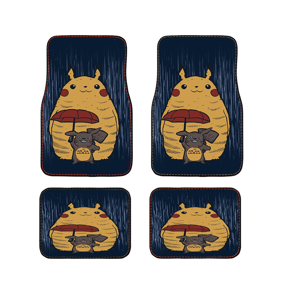 Pikachu Totoro Car Floor Mats Accessories