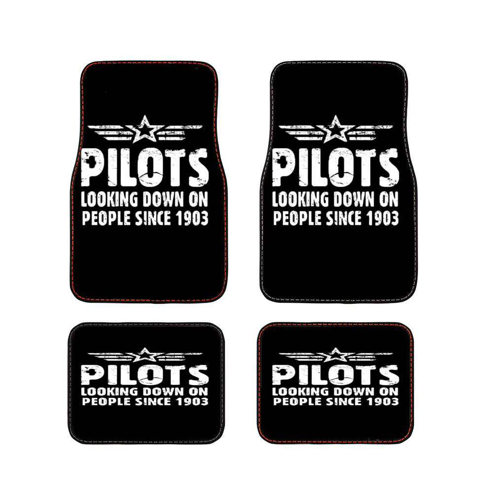 Pilot Funny Occupation Car Floor Mats Accessories