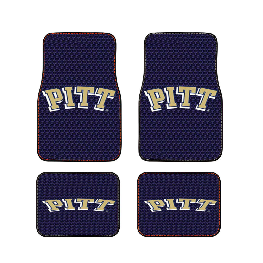 Pitt Panthers Honeycomb Car Floor Mats Accessories