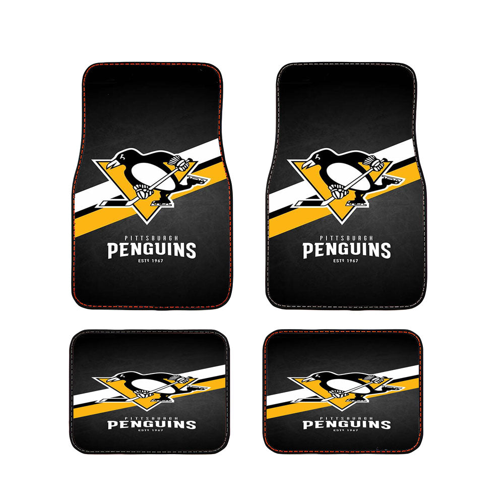 Pittsburgh Penguins Logo Car Floor Mats Accessories