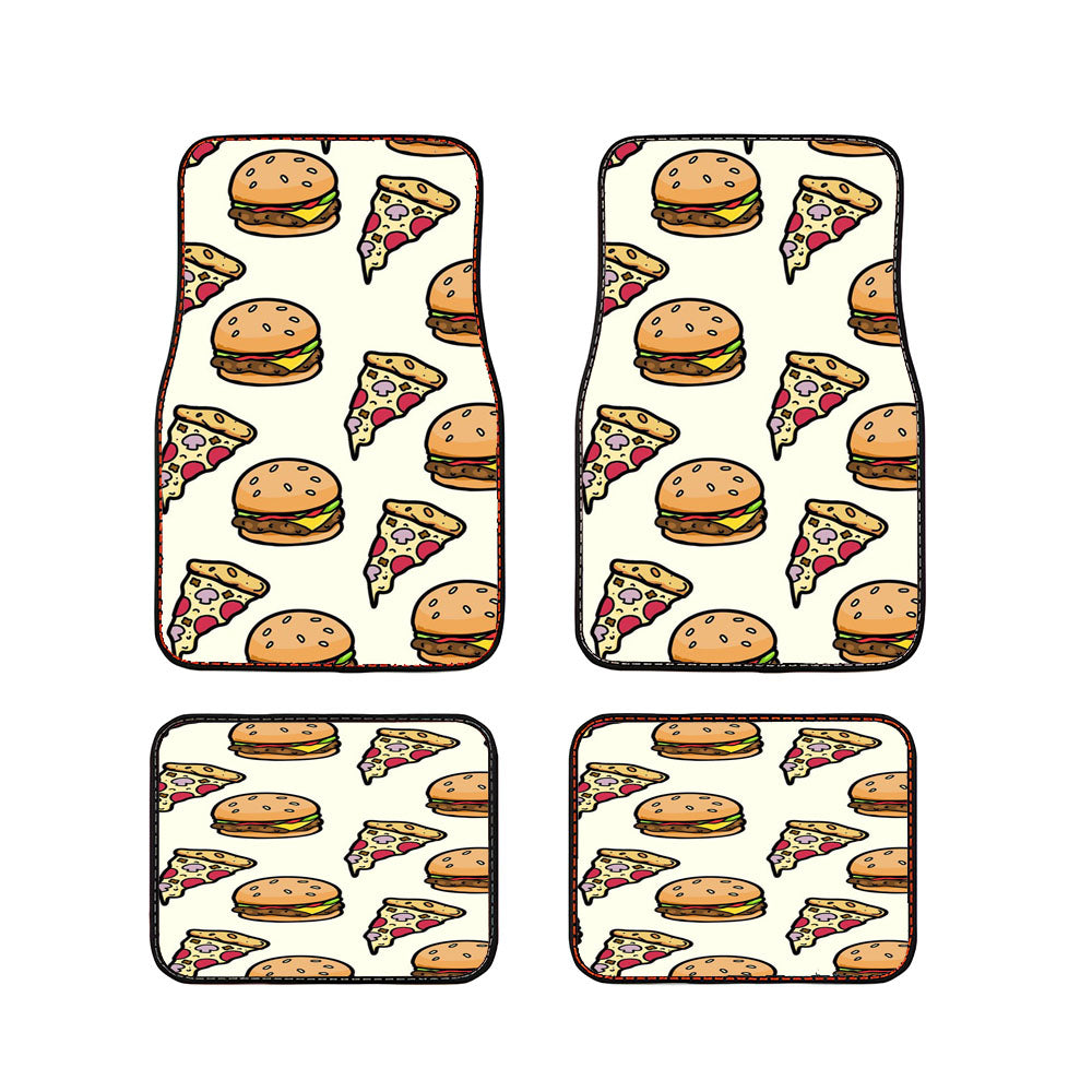 Pizza Food And Wallpaper Car Floor Mats Accessories