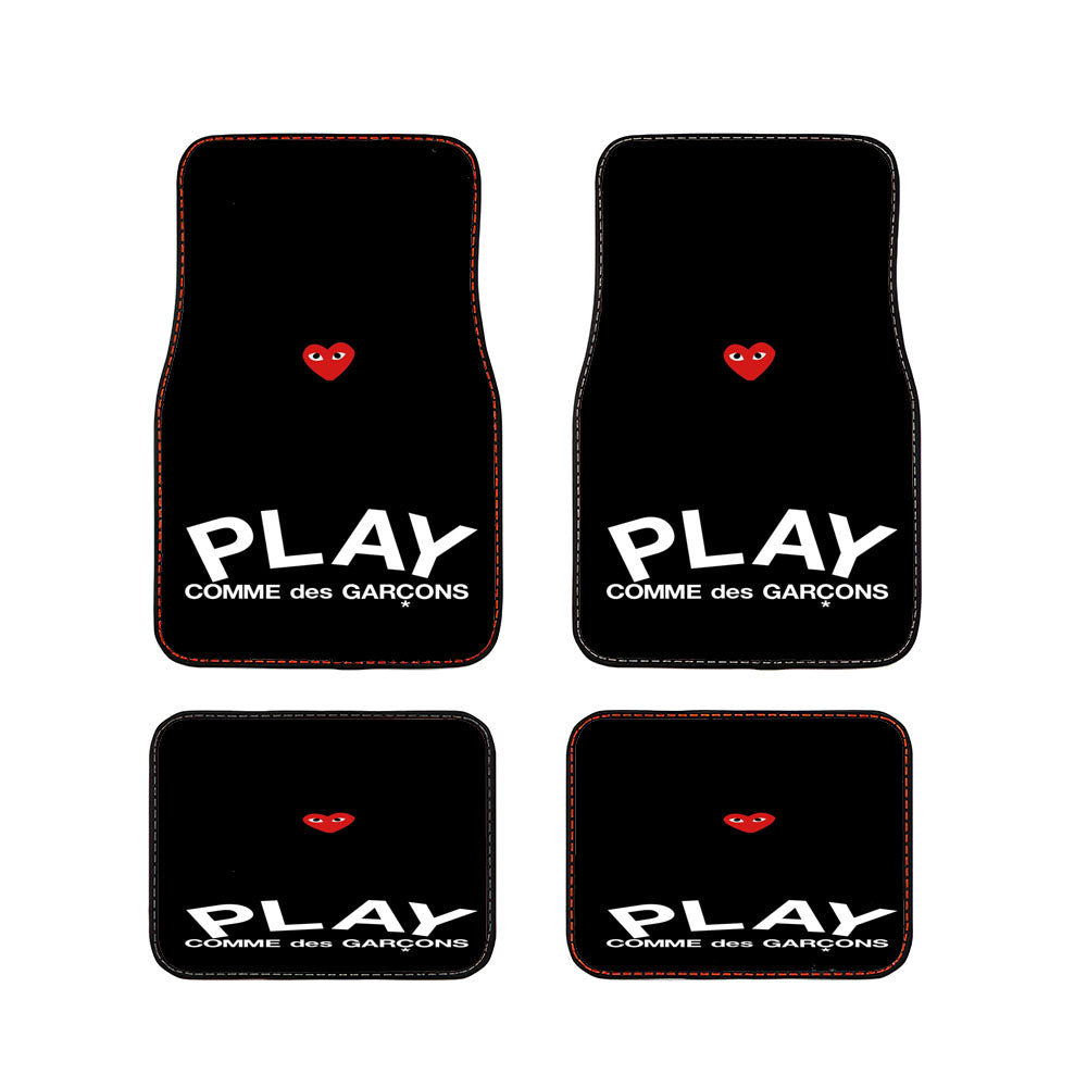 Play Comme Des Garcons Wallpaper Car Floor Mats Accessories