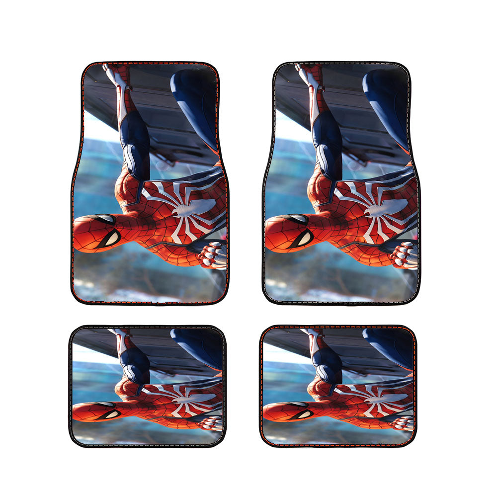 Playstation 4 Spiderman Character Car Floor Mats Accessories