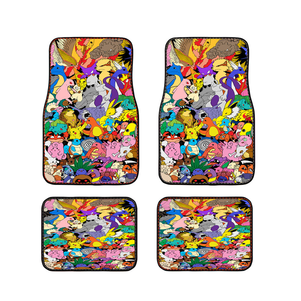 Pokemon All Character Car Floor Mats Accessories