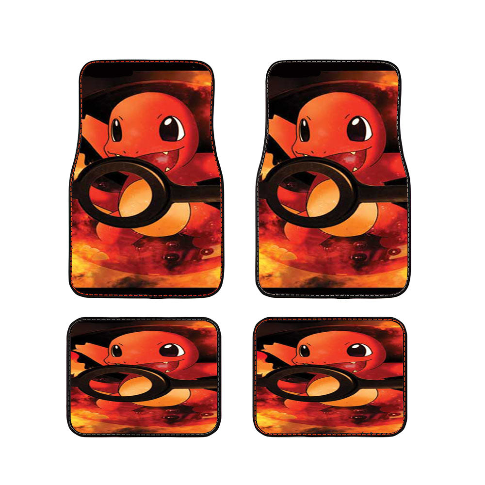 Pokemon Charmander Ball Car Floor Mats Accessories
