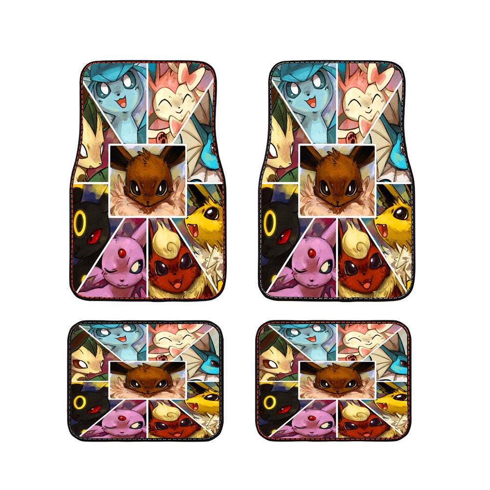 Pokemon Collage Car Floor Mats Accessories