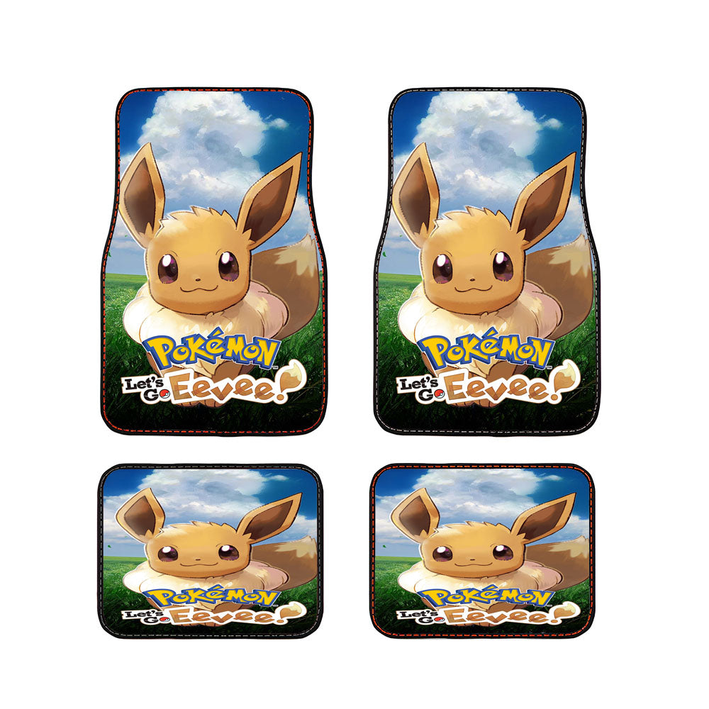 Pokemon Eevee Car Floor Mats Accessories