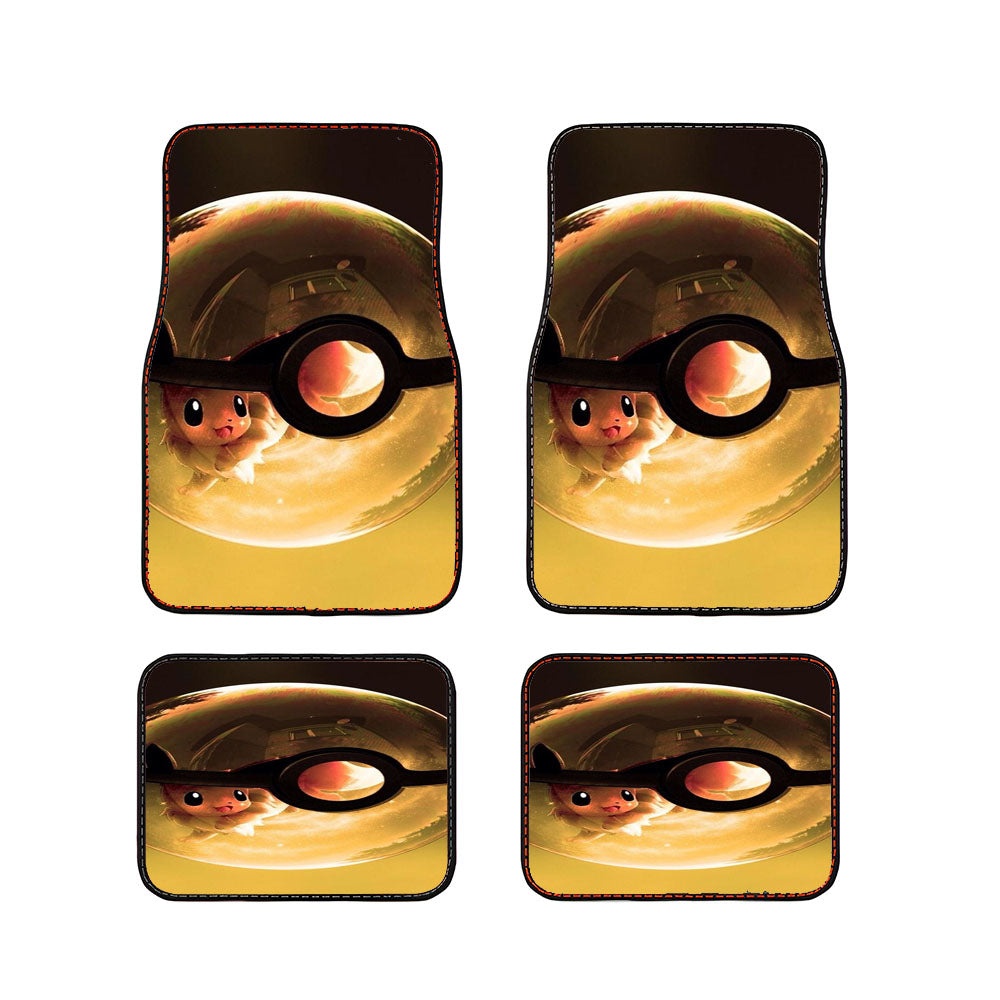 Pokemon Eevee Pokeball Car Floor Mats Accessories