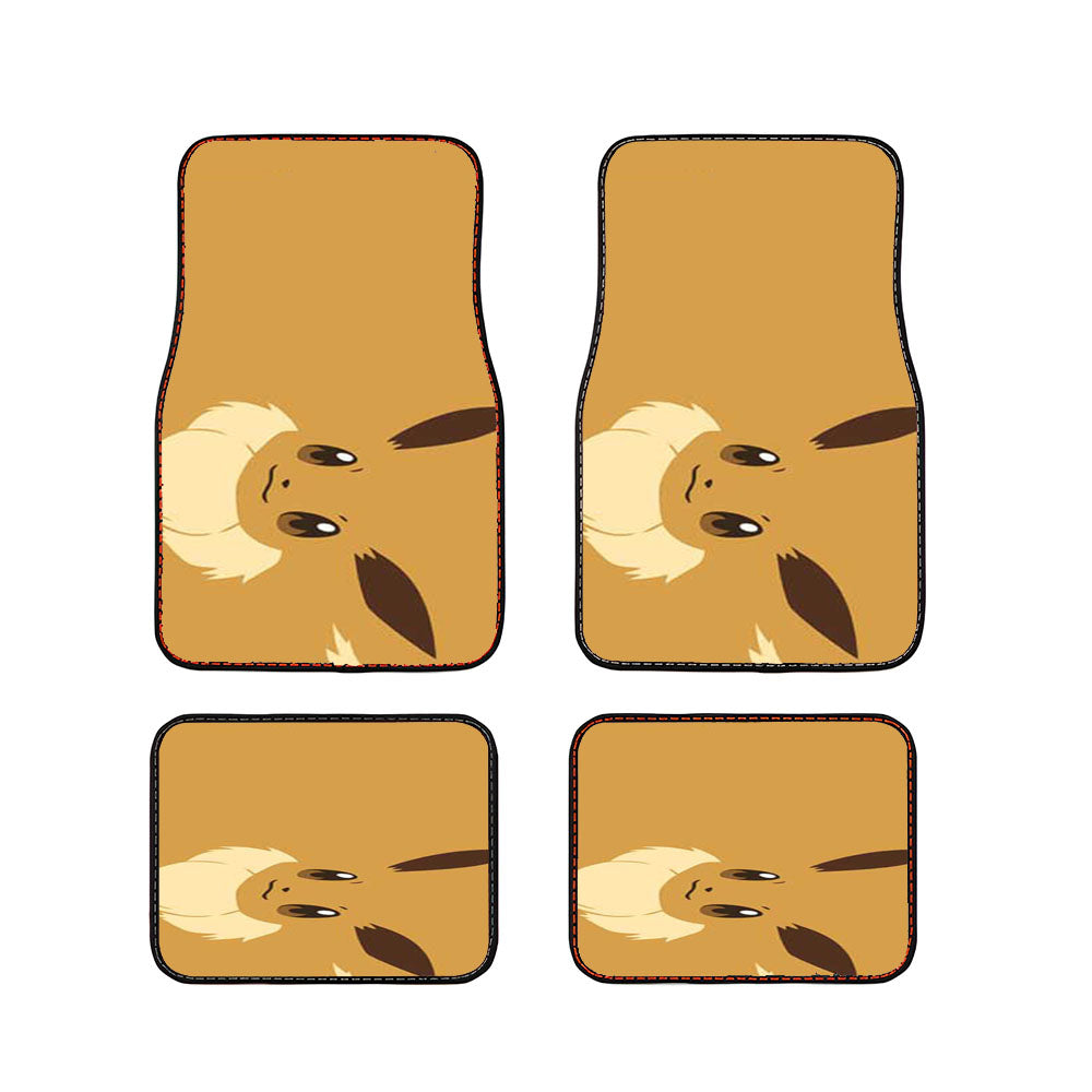 Pokemon Evee Face Car Floor Mats Accessories