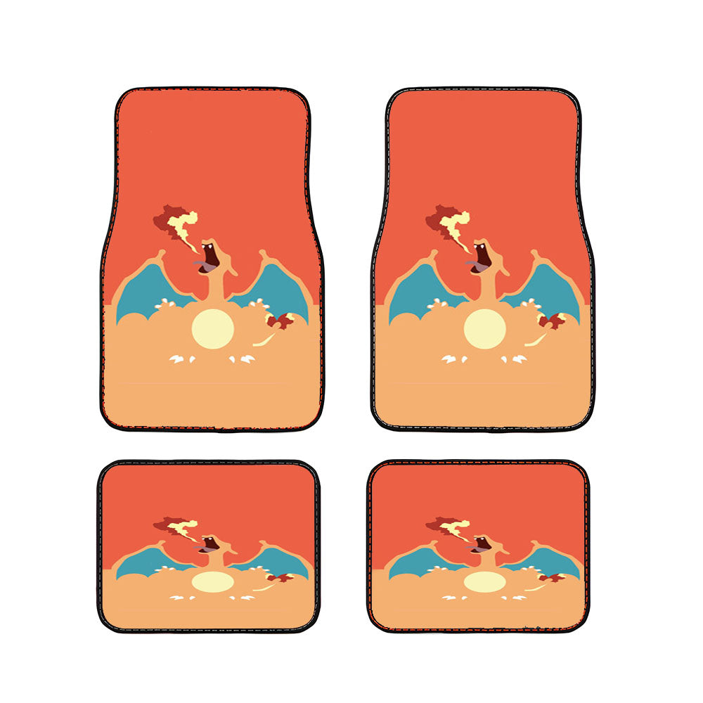 Pokemon Fire Car Floor Mats Accessories