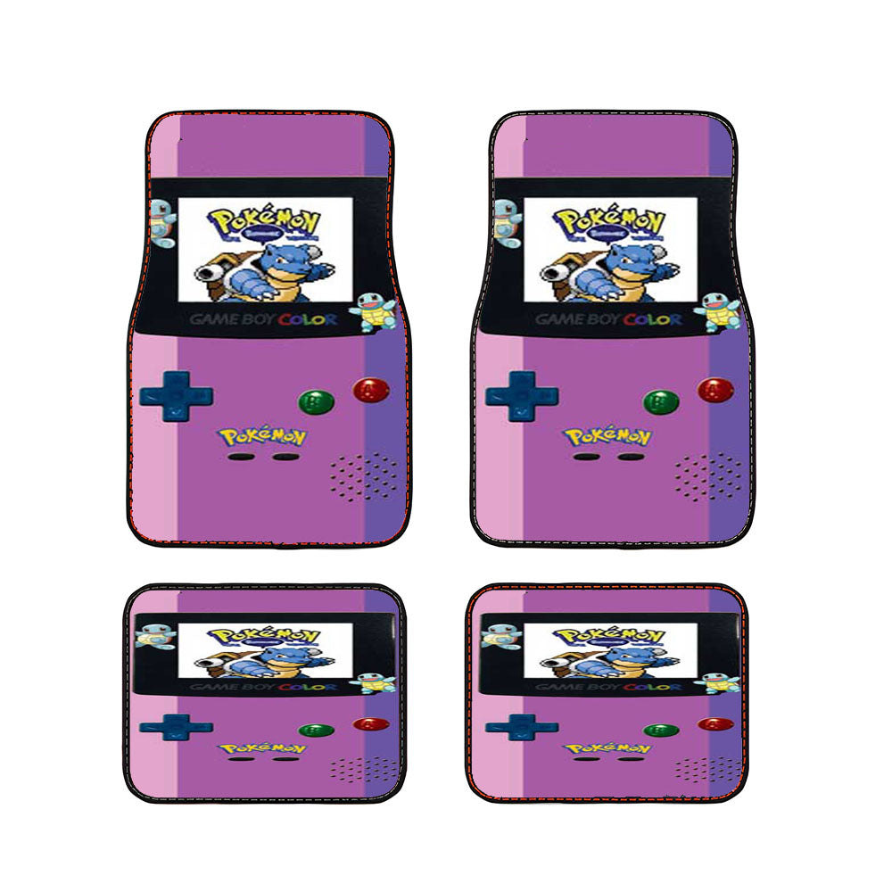 Pokemon Gameboy Purple Car Floor Mats Accessories