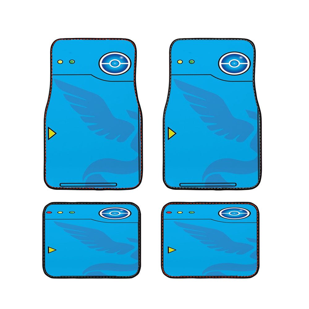 Pokemon Go Mystic Team Pokedex Car Floor Mats Accessories