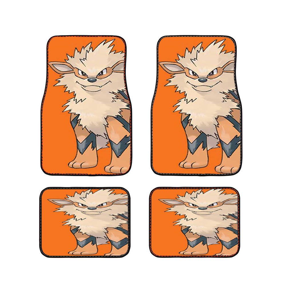 Pokemon Growlithe Car Floor Mats Accessories