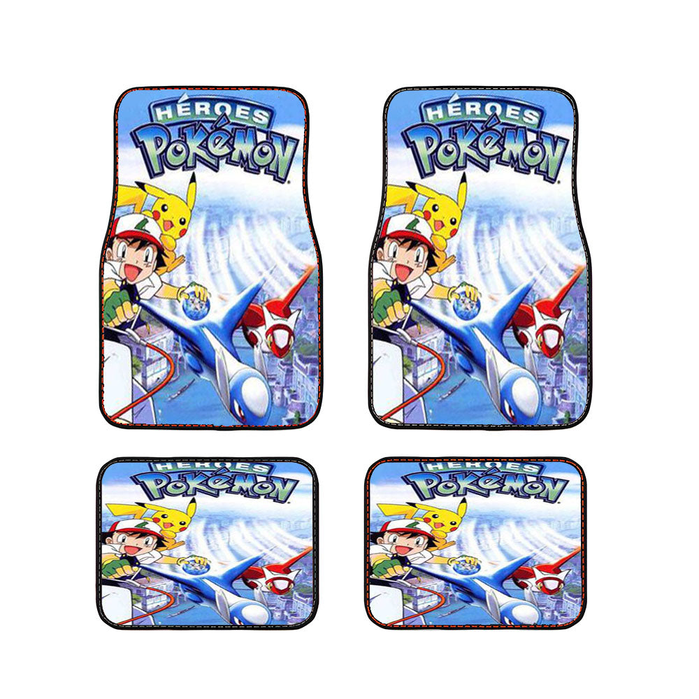 Pokemon Heroes Car Floor Mats Accessories