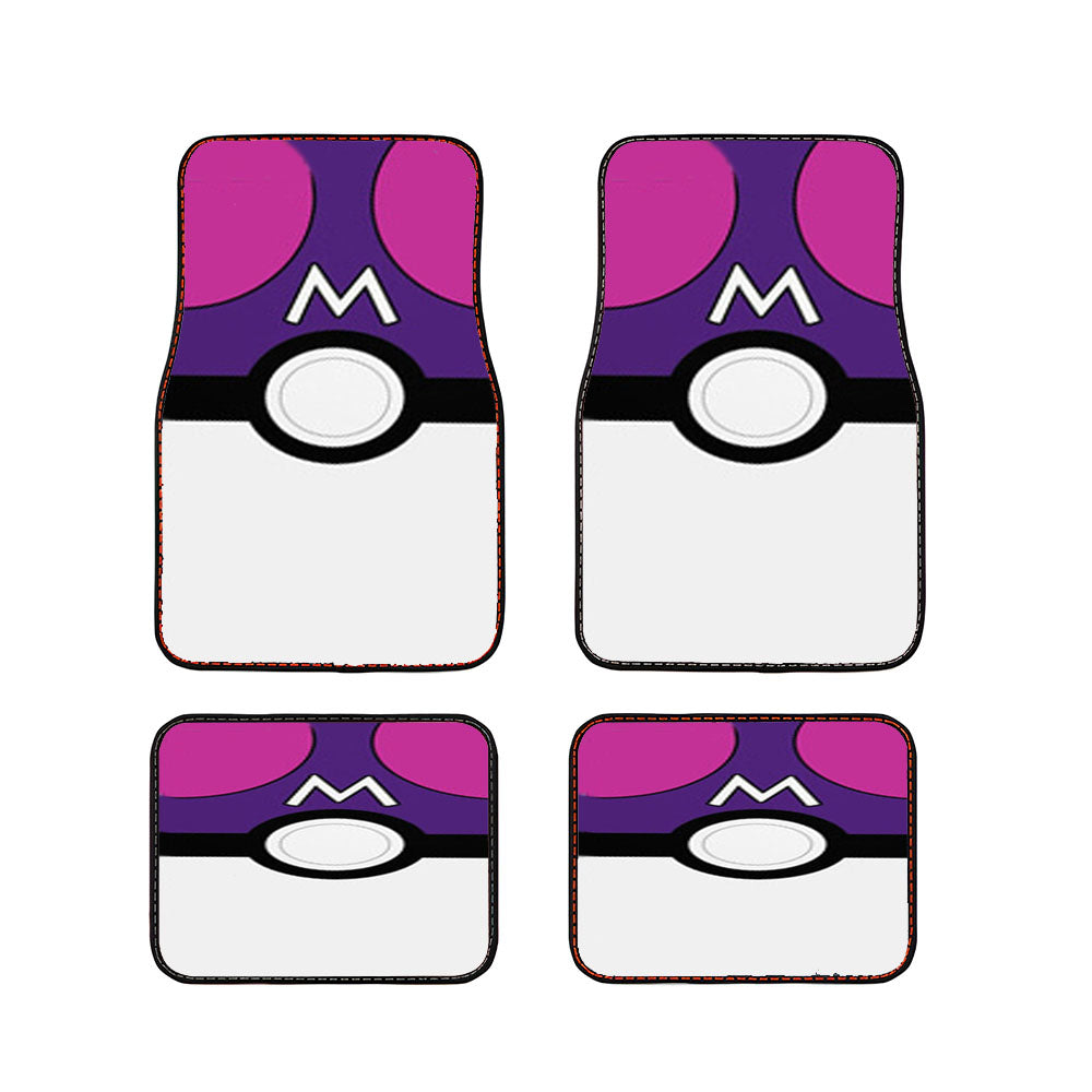 Pokemon Masterball Pokeball Car Floor Mats Accessories
