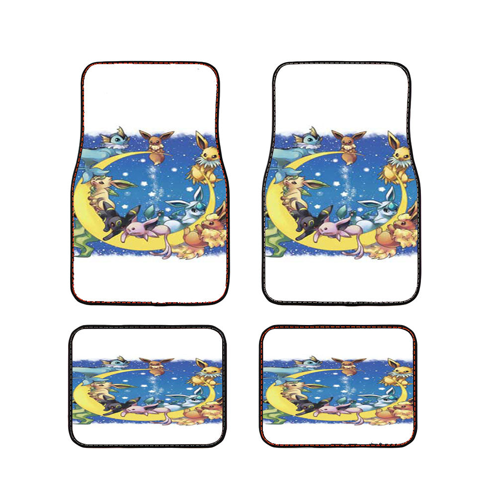 Pokemon Moon Creatures Car Floor Mats Accessories