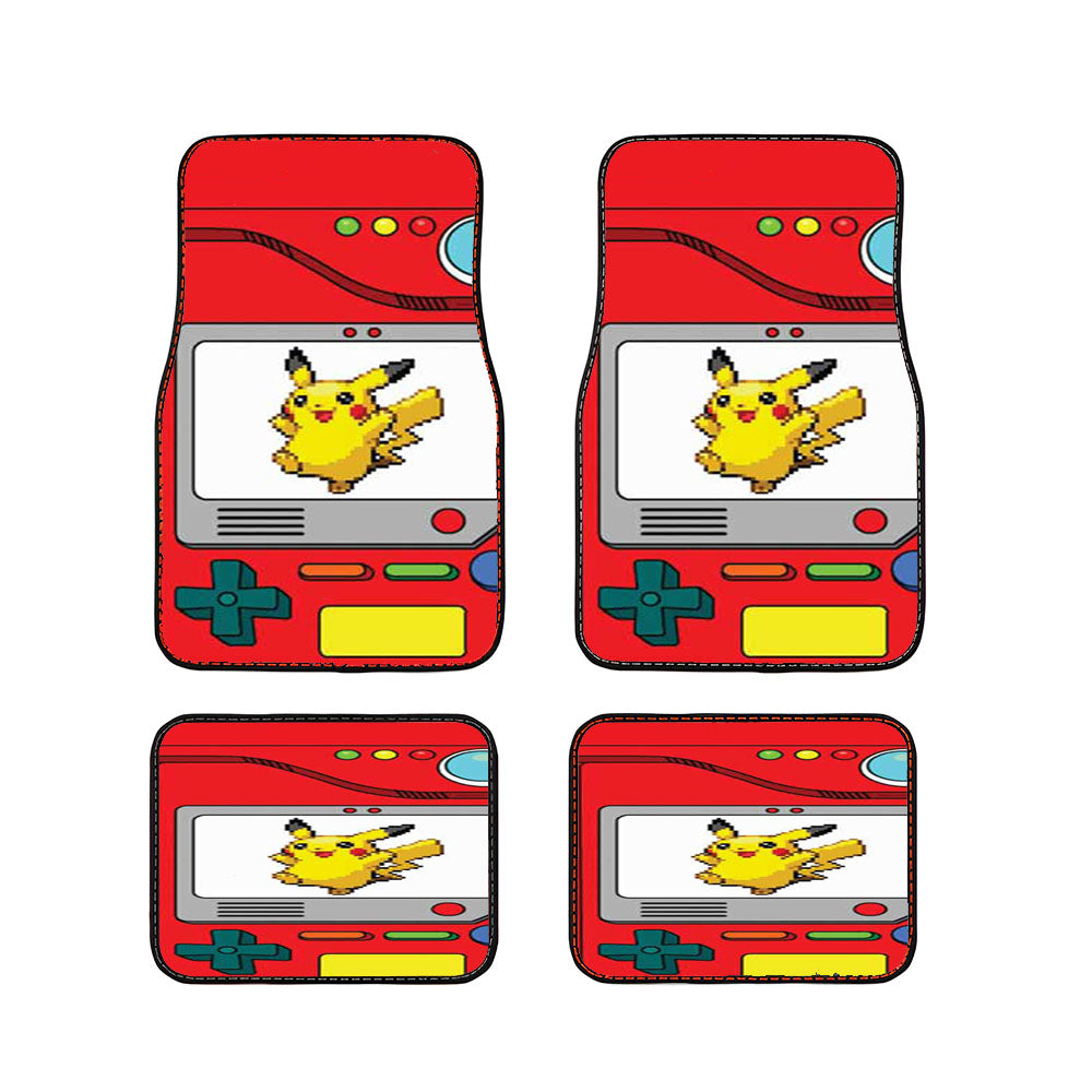 Pokemon Pokedex Sprite Car Floor Mats Accessories