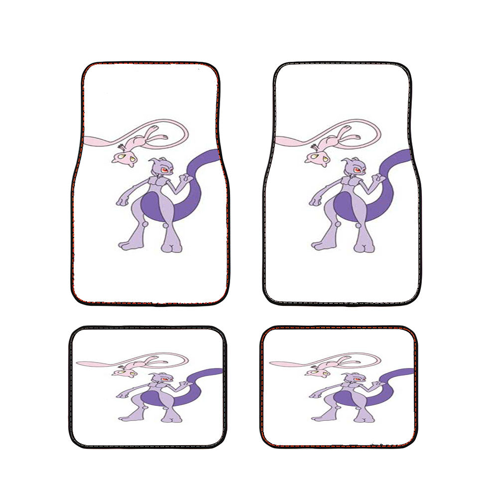 Pokemon Purple Creatures Car Floor Mats Accessories