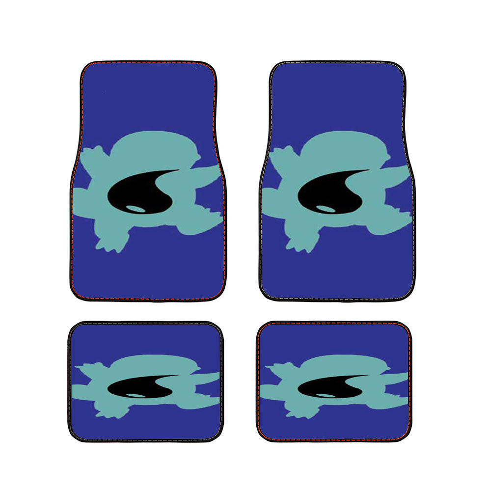 Pokemon Squirtle Silhouette Car Floor Mats Accessories
