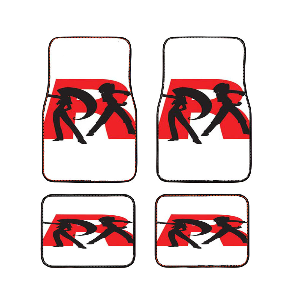 Pokemon Team Rocket Silhouettes Car Floor Mats Accessories