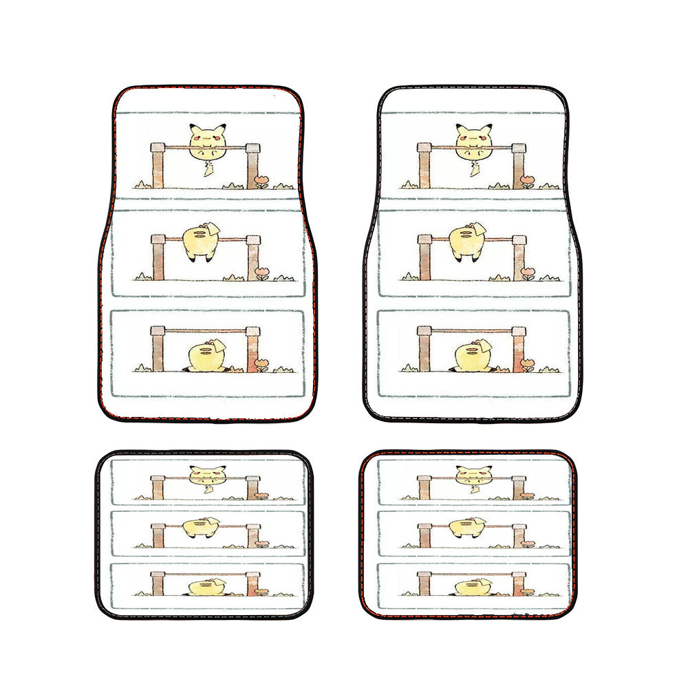 Pokemon Up And Down Car Floor Mats Accessories