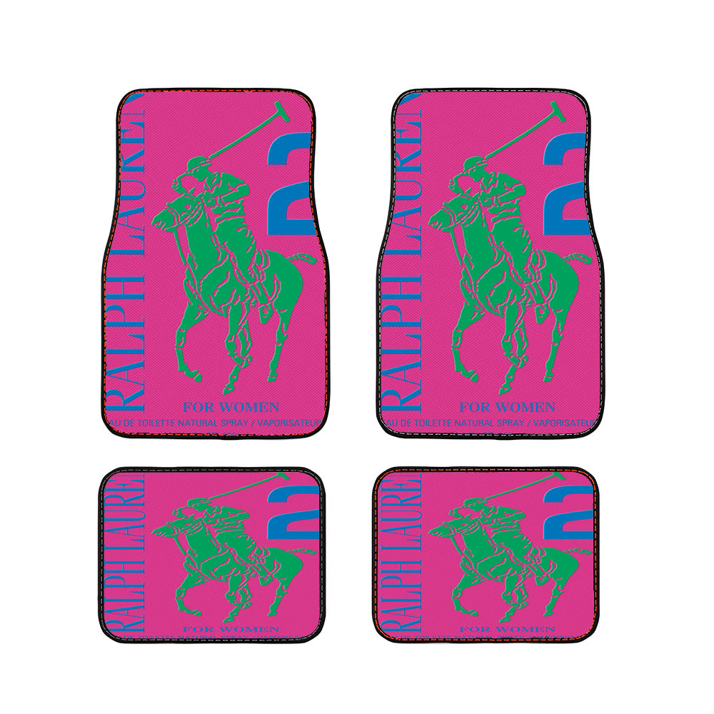 Polo Ralph Lauren Big Pony Pink P Car Floor Mats Accessories