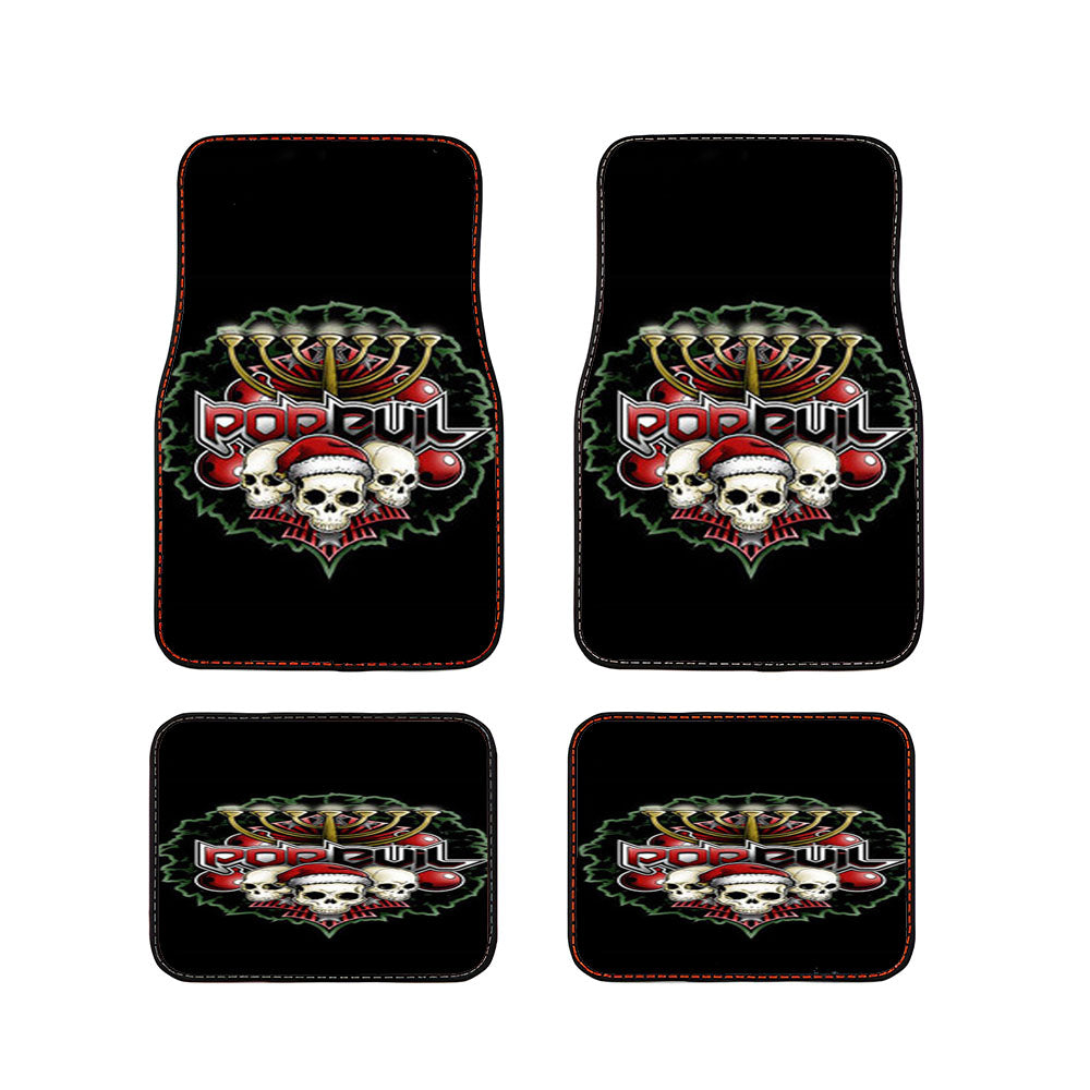 Pop Evil With Skull Car Floor Mats Accessories