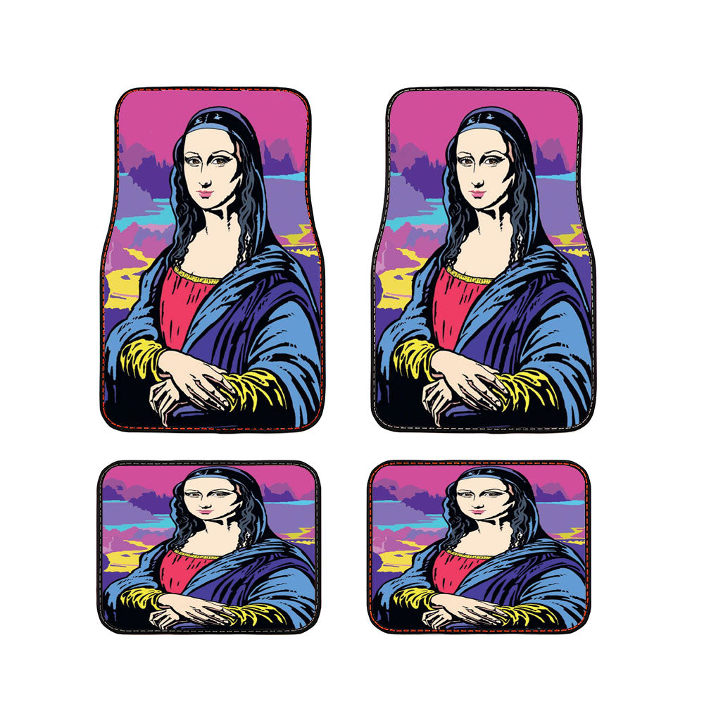 Popart Monalisa Car Floor Mats Accessories