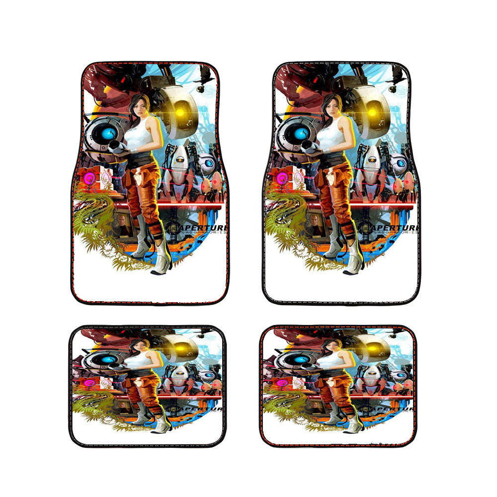 Portal Game Cover A Car Floor Mats Accessories
