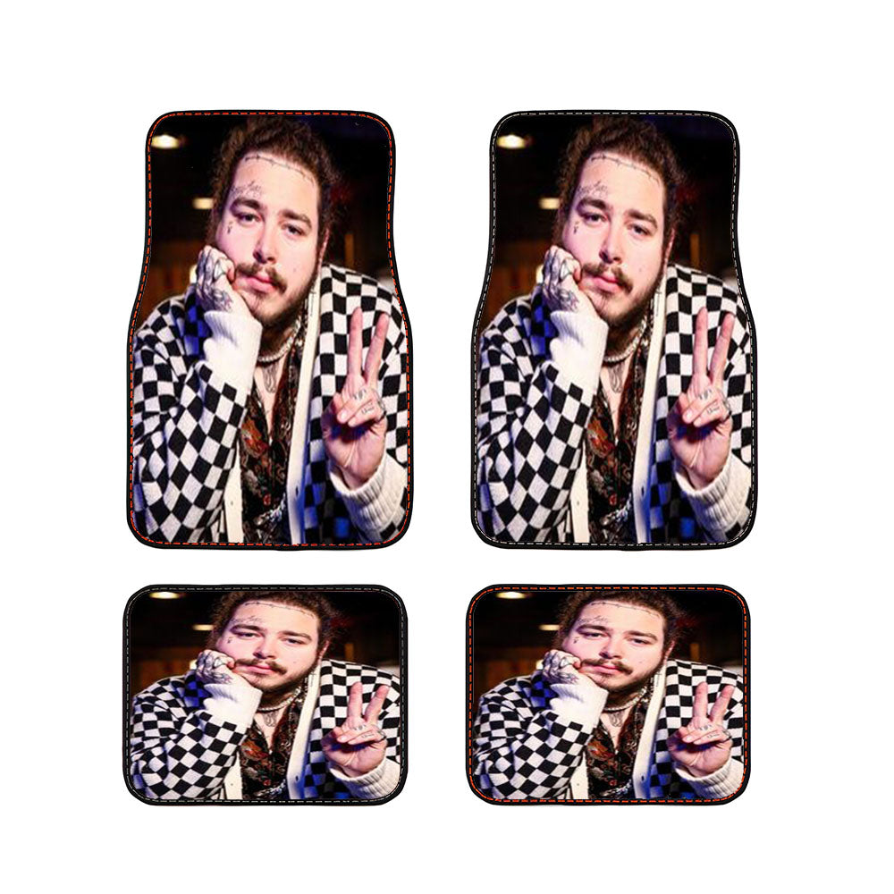 Post Malone Peace Car Floor Mats Accessories