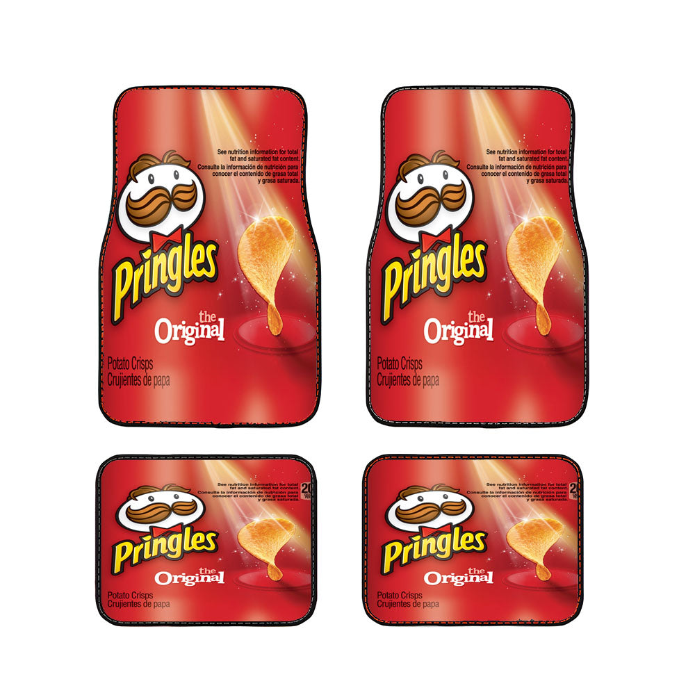 Potato Crisps Red Pringles The Original Car Floor Mats Accessories