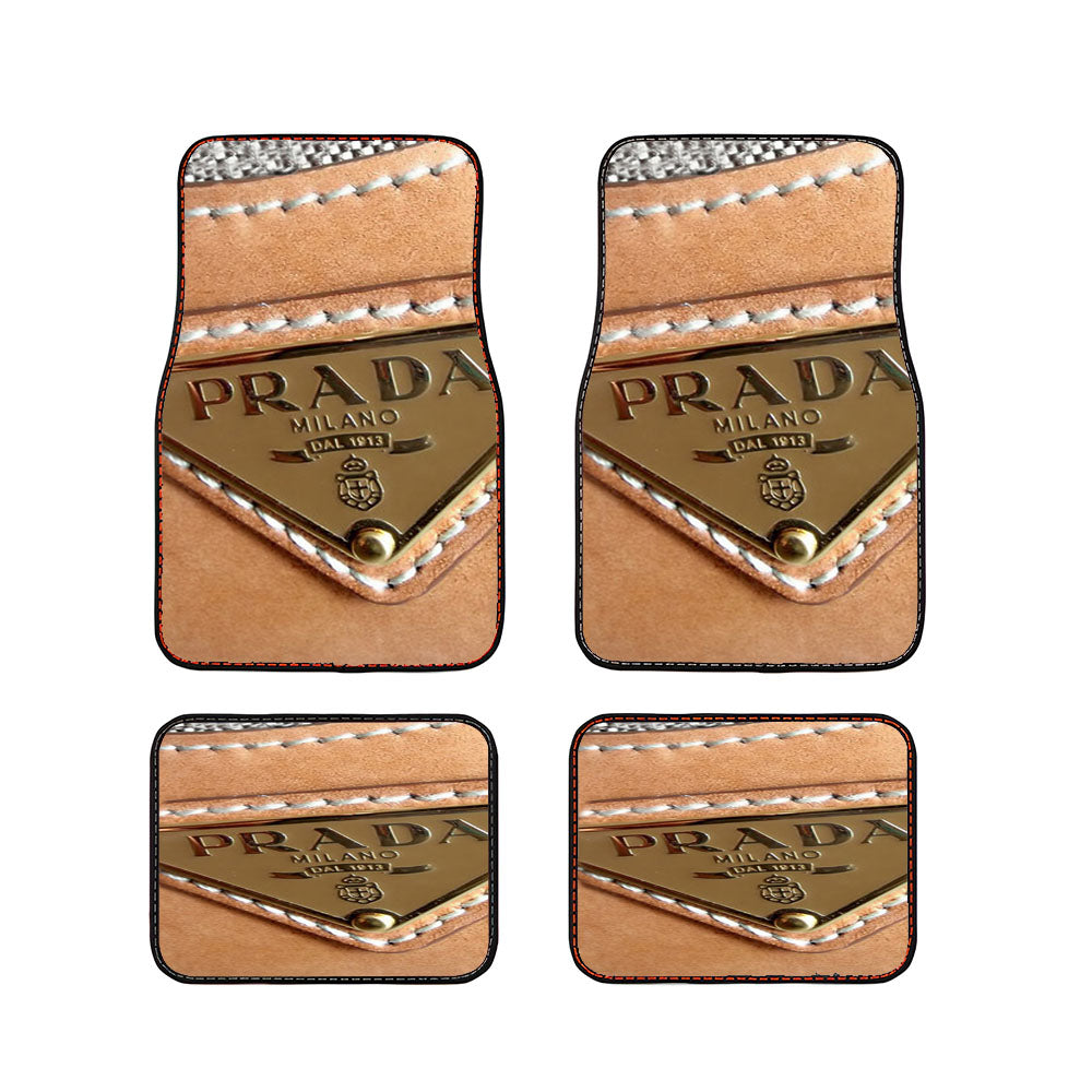 Prada Logo Bag Car Floor Mats Accessories