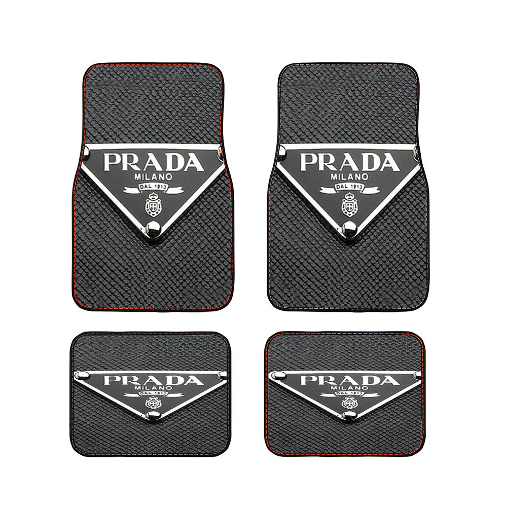 Prada Milano Leather Car Floor Mats Accessories