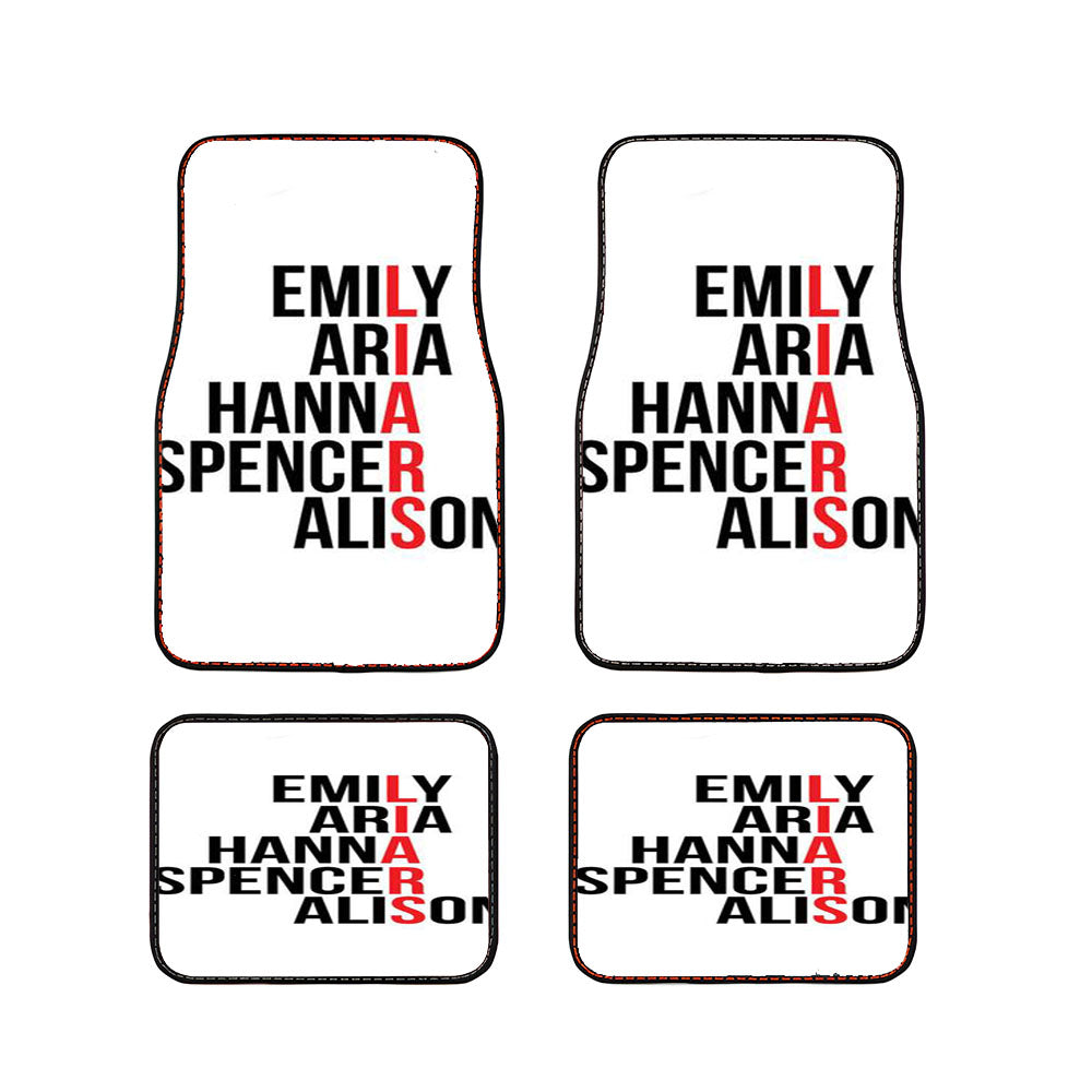 Pretty Little Liars Character'S Names Car Floor Mats Accessories