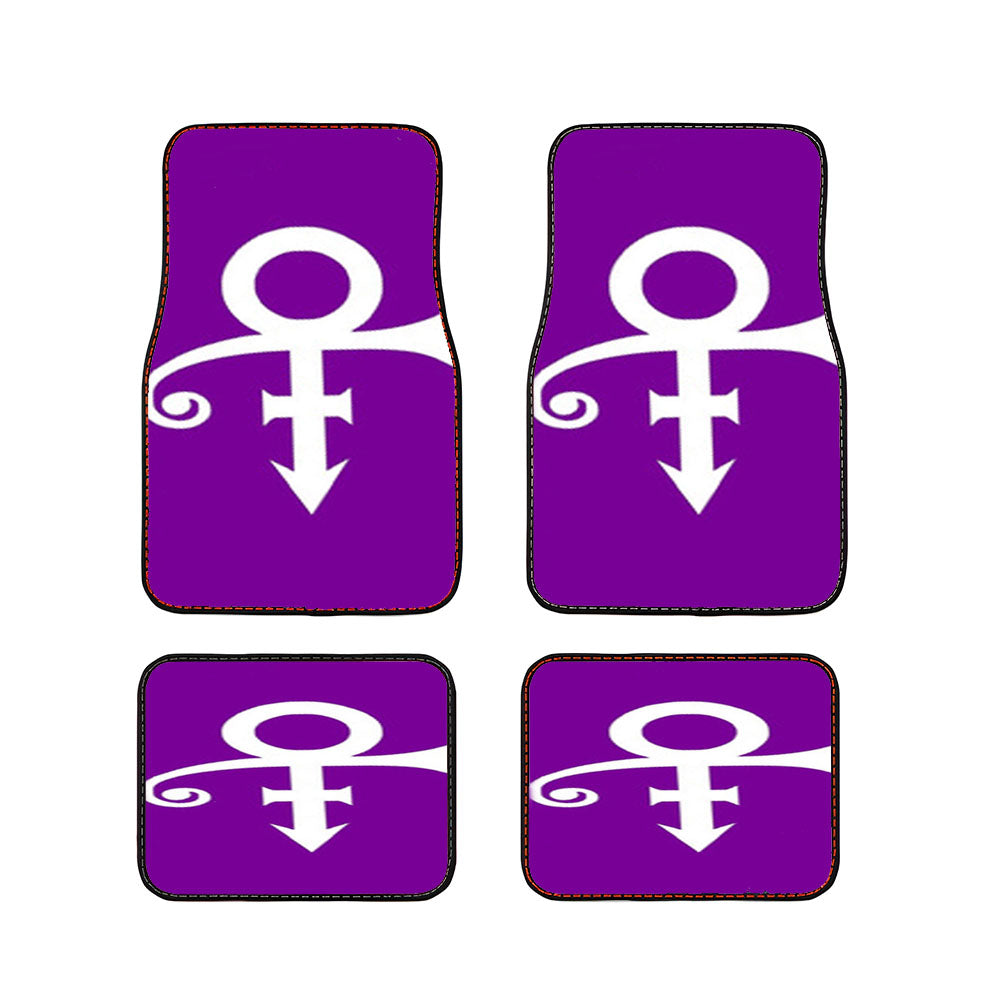 Prince Purple Symbol Car Floor Mats Accessories