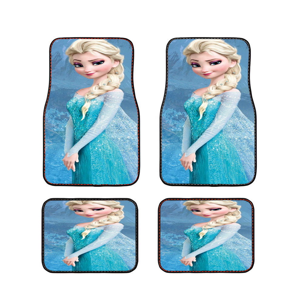 Princess Elsa Car Floor Mats Accessories