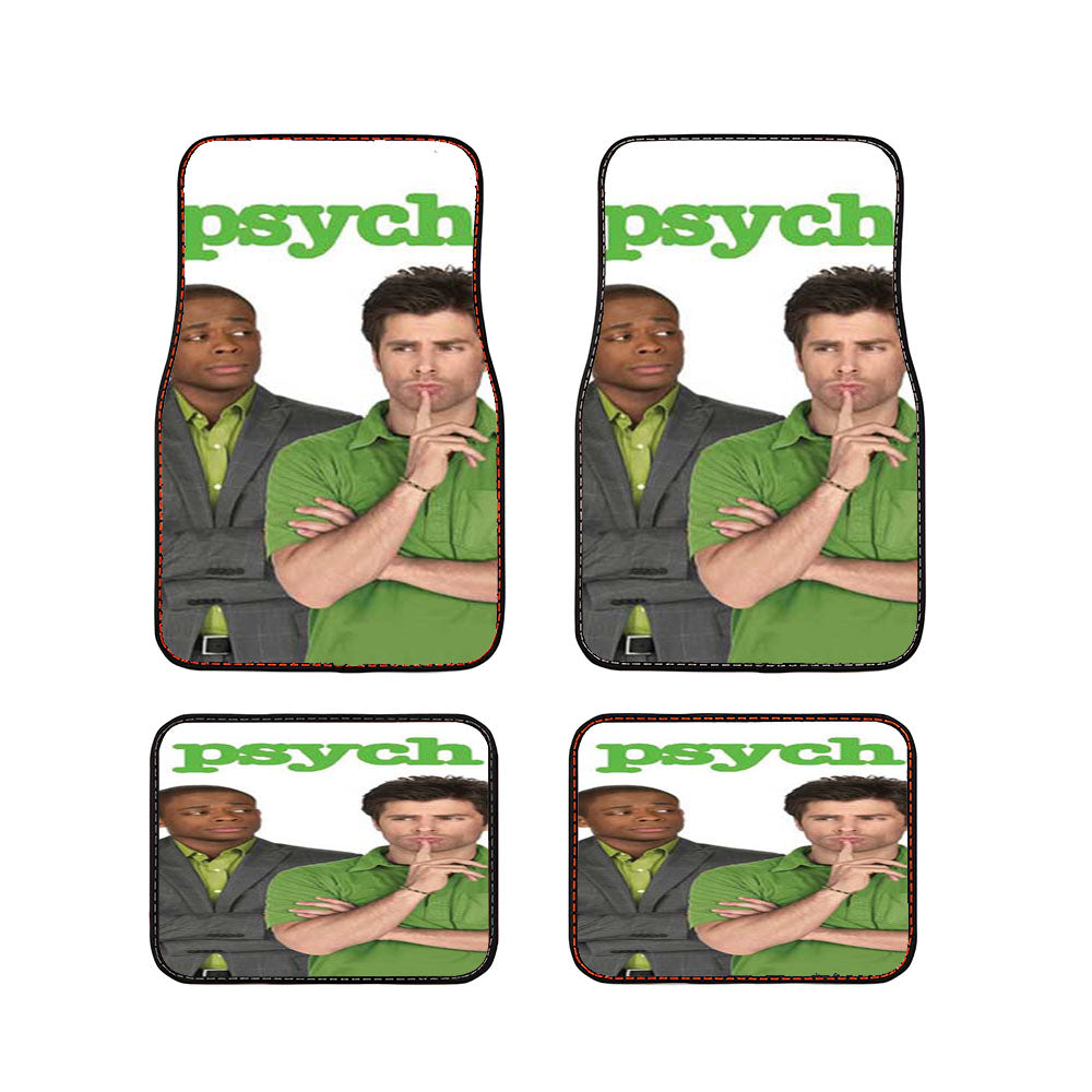 Psych Green Logo Car Floor Mats Accessories